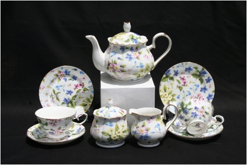 Charity Full Teaset - Click Image to Close